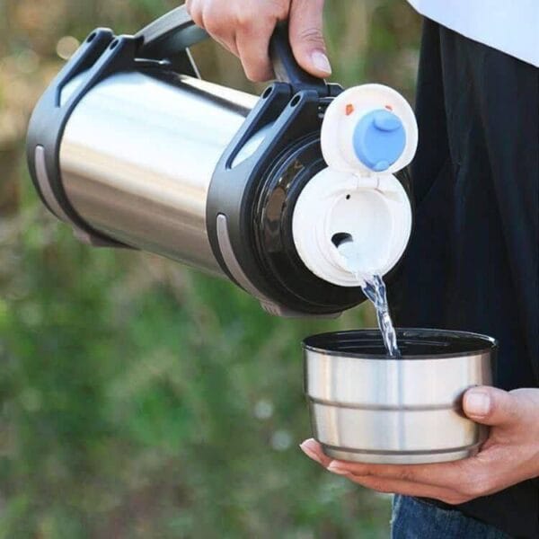 فلاسک سفری ٣ جداره استیل 2لیتری برند Yubao - تصویر 3