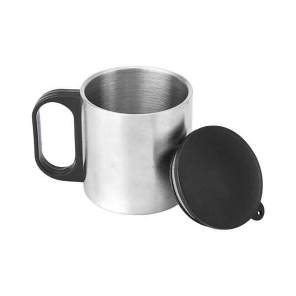 لیوان استیل درب دار AES - تصویر 3